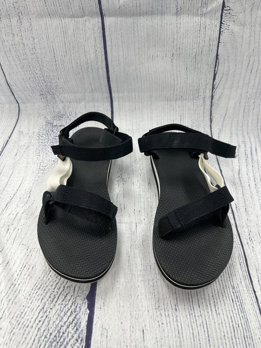 Sandals Flats By Teva In Black, Size: 9