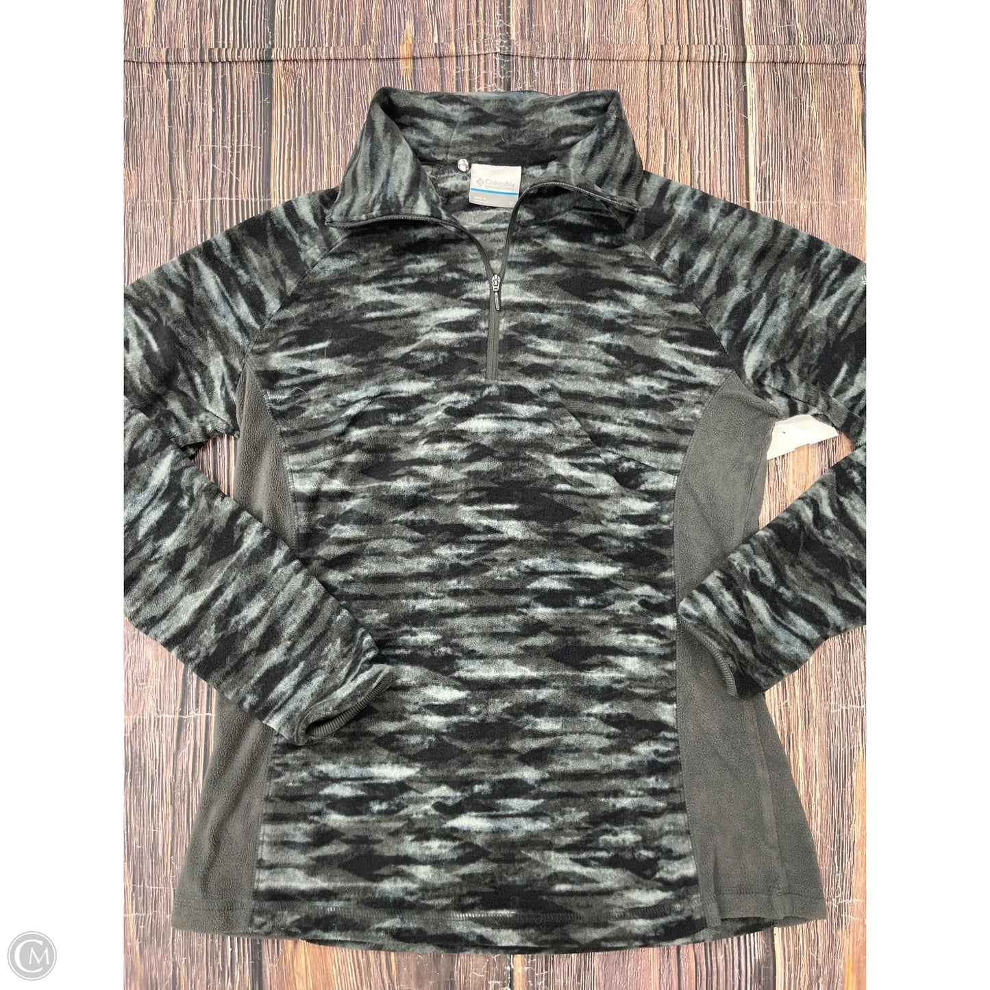 Jacket Fleece By Columbia In Grey, Size: M