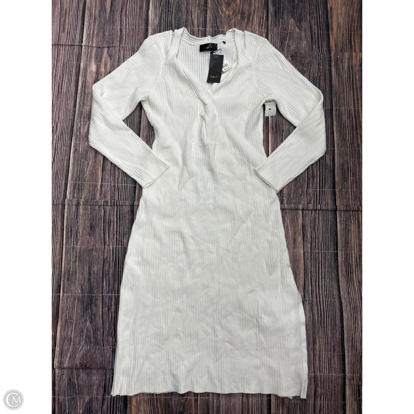 Dress Casual Maxi By Clothes Mentor In White, Size: L