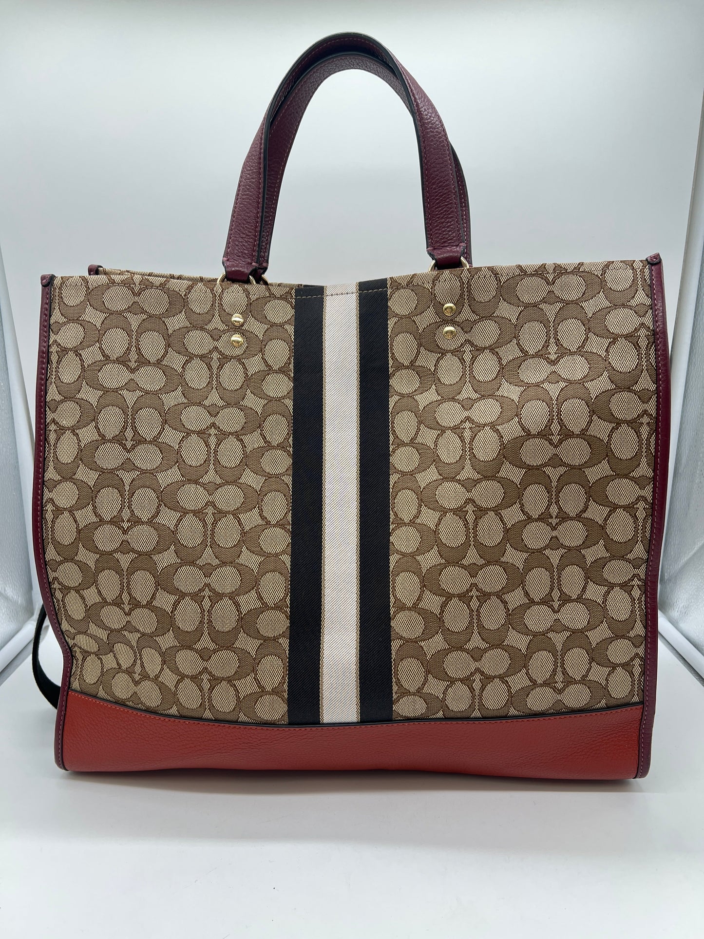 Tote Designer By Coach, Size: Large