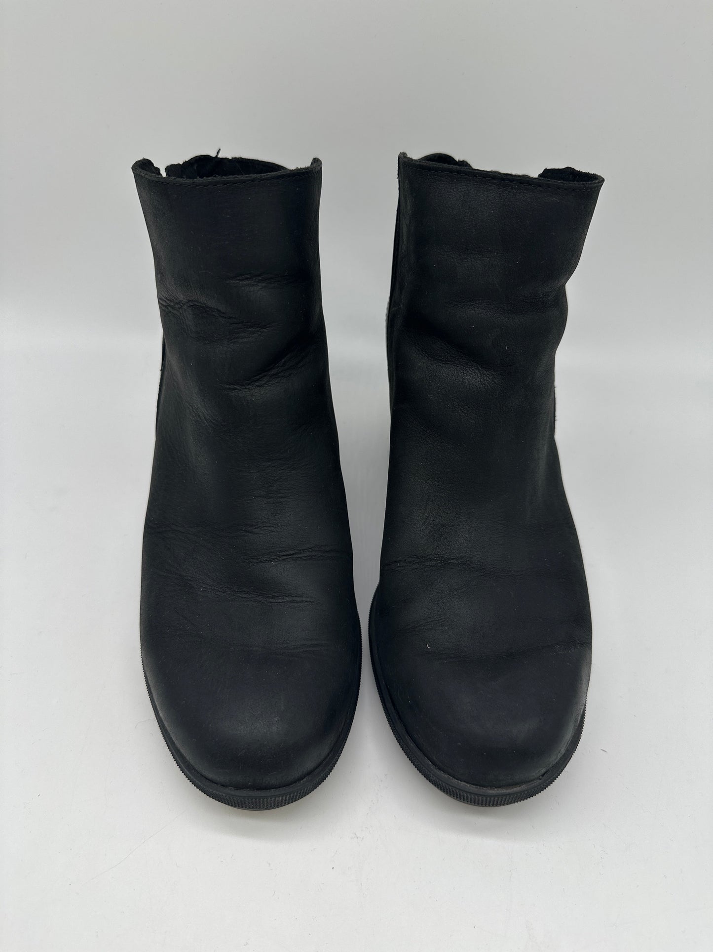 Boots Ankle Heels By Sorel In Black, Size: 10