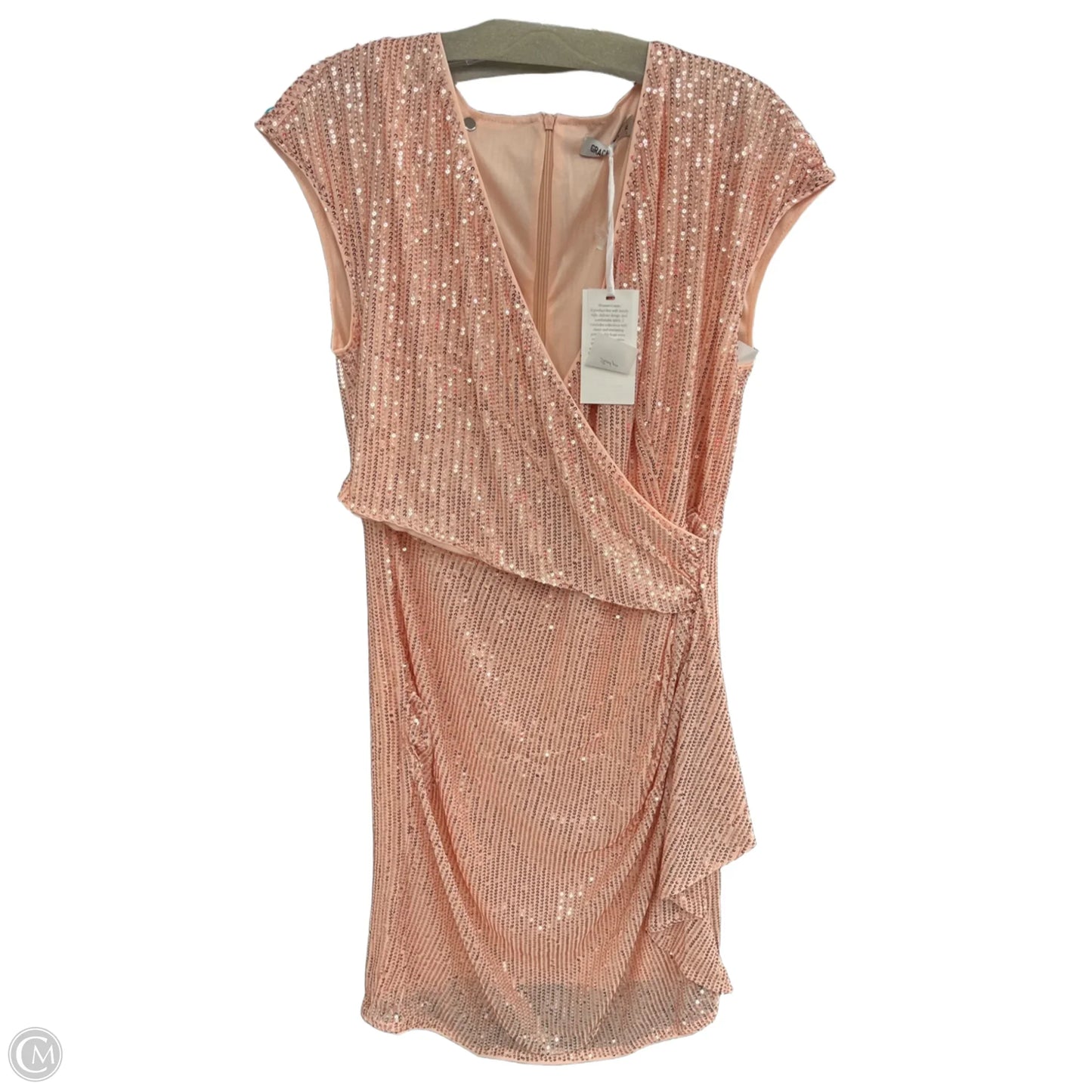 Dress Casual Short By Grace Karin In Pink, Size: Xl