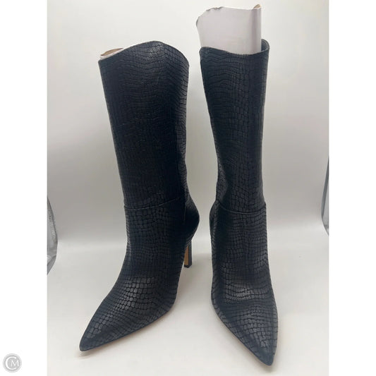 Boots Mid-calf Heels By Vince Camuto In Black, Size: 10