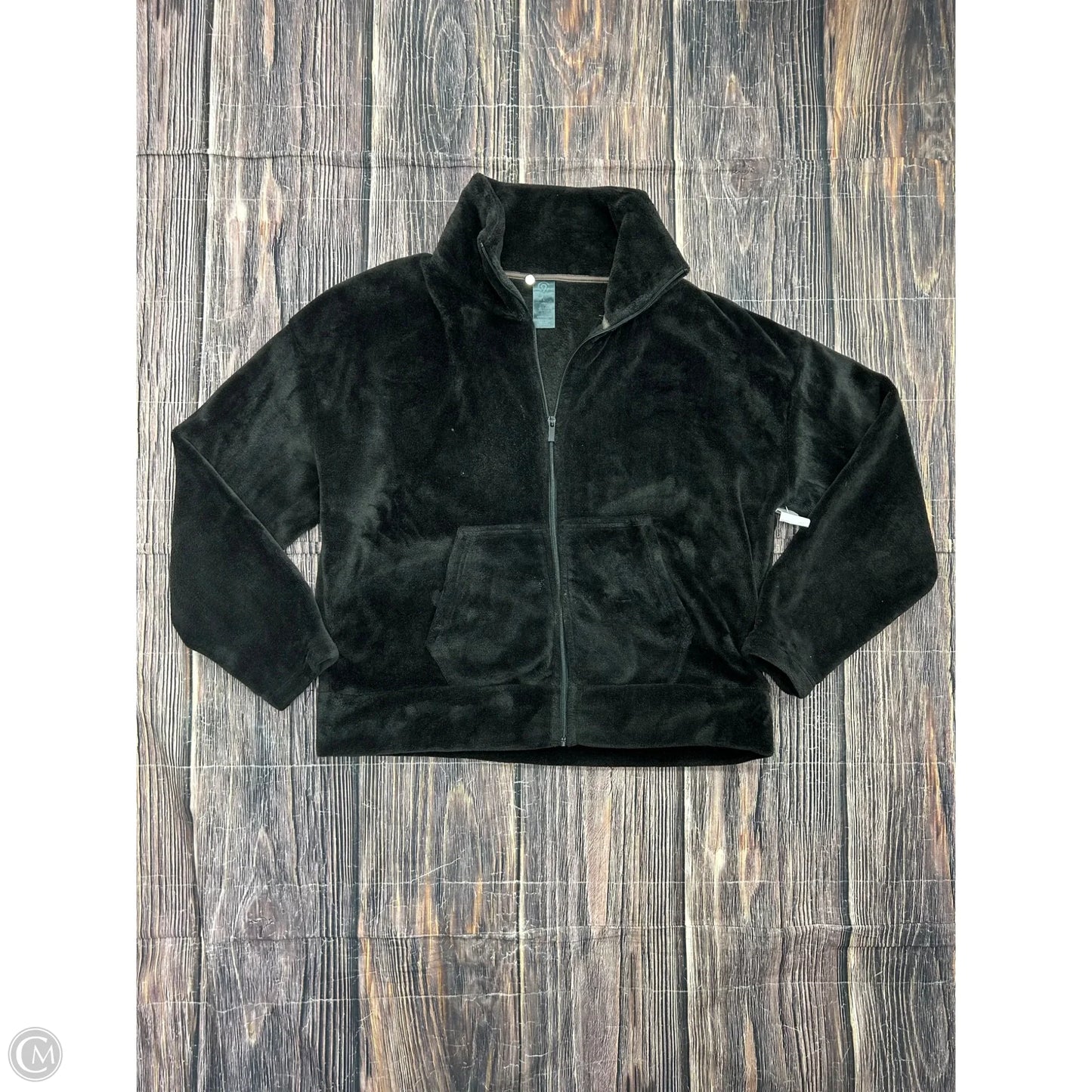 Sweatshirt Collar By Champion In Black, Size: L