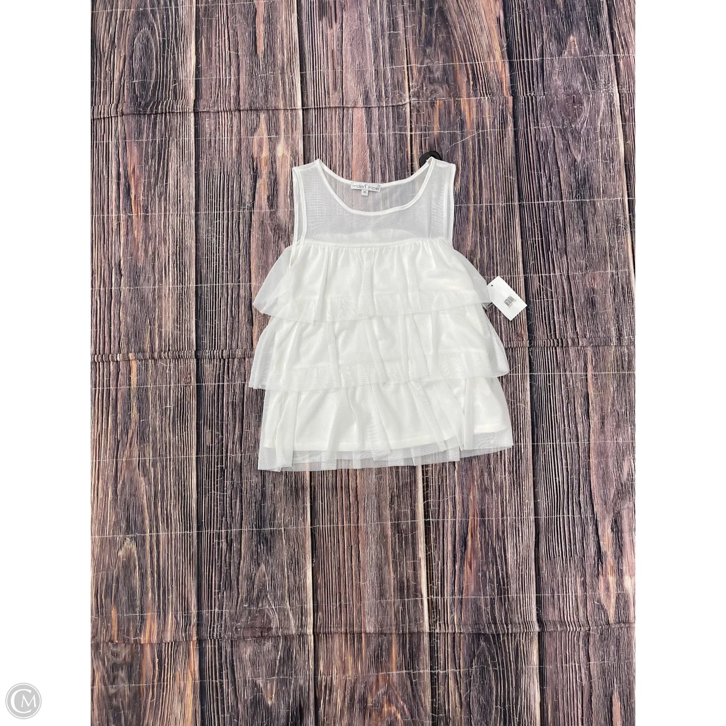 Tank Top By Clothes Mentor In White, Size: Xs
