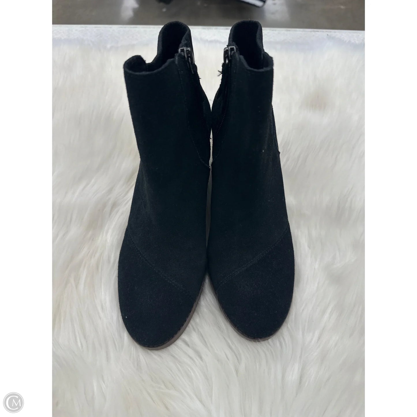 Boots Ankle Heels By Toms In Black, Size: 8.5