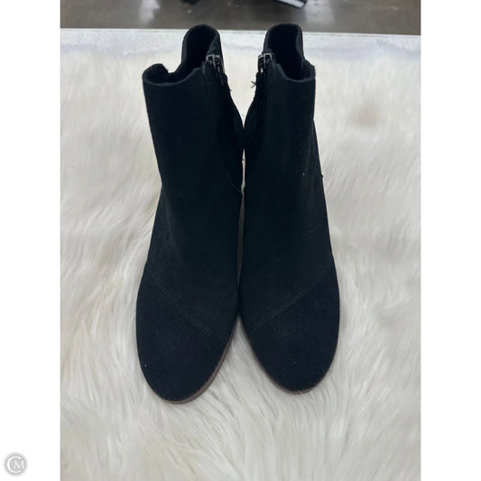 Boots Ankle Heels By Toms In Black, Size: 8.5