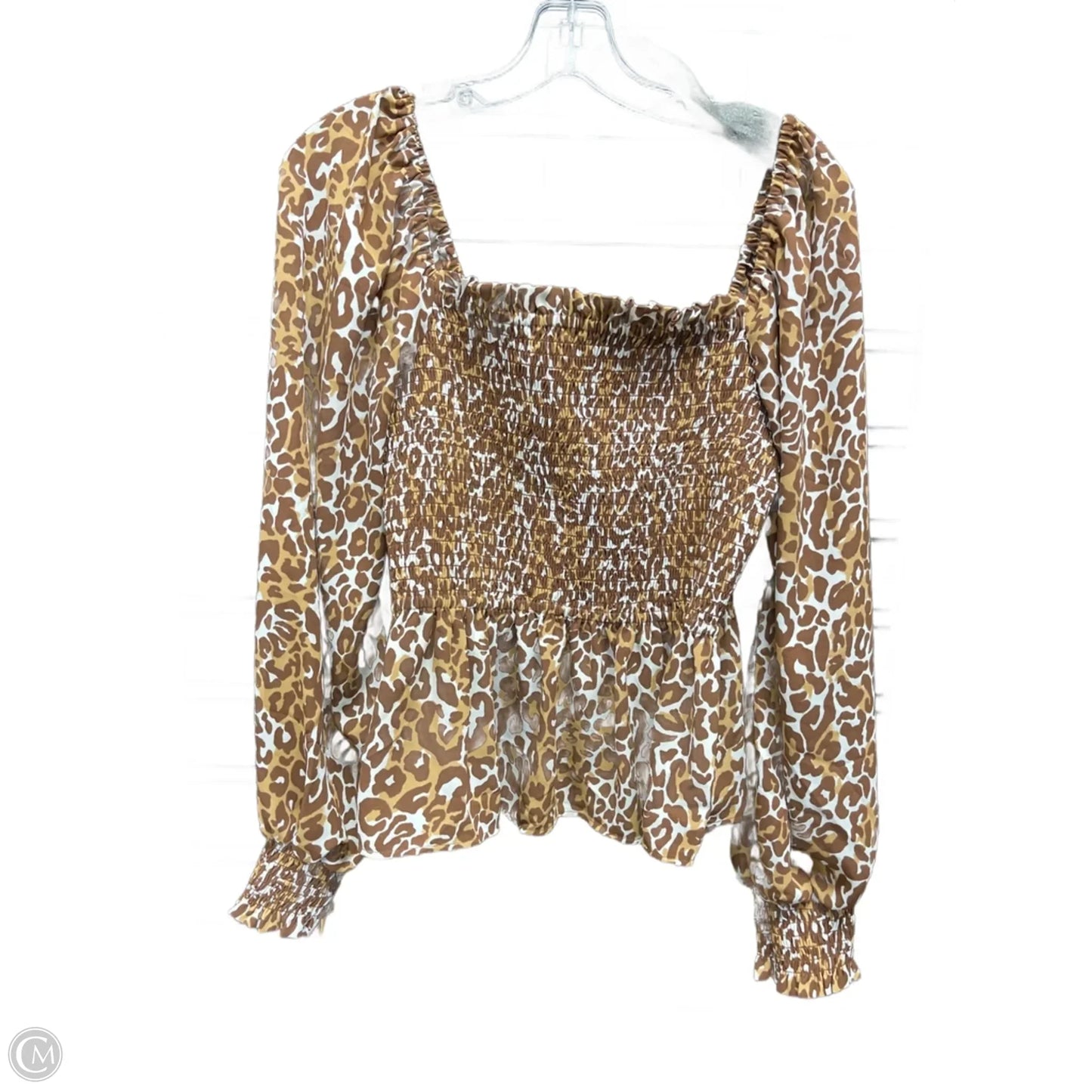Top Long Sleeve Designer By Lilly Pulitzer In Animal Print, Size: M