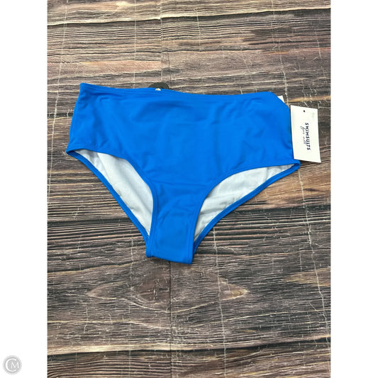 Swimsuit Bottom By Clothes Mentor In Blue, Size: L