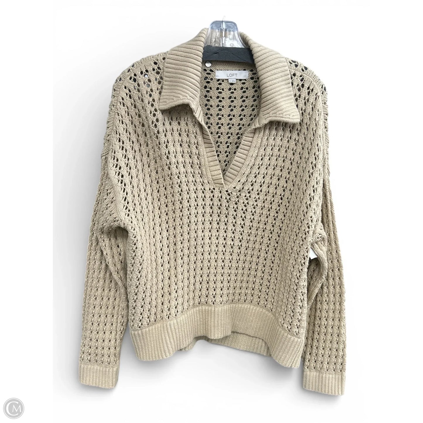 Sweater By Loft In Brown, Size: Xl