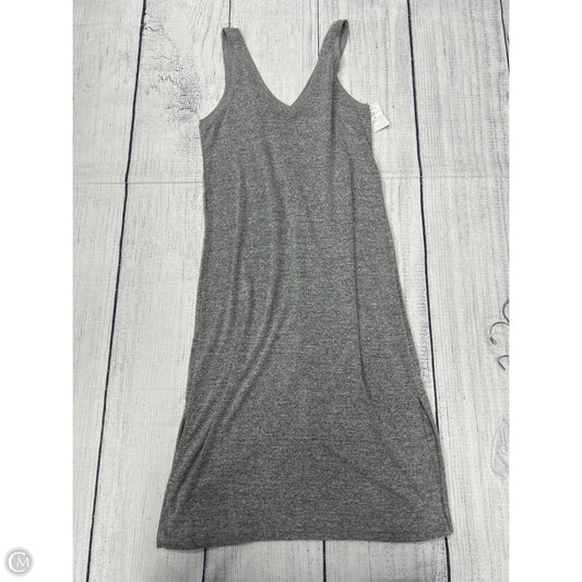 Dress Casual Midi By Gap In Grey, Size: Xs