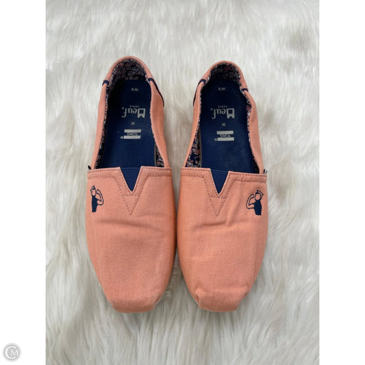Shoes Flats By Toms In Coral, Size: 9
