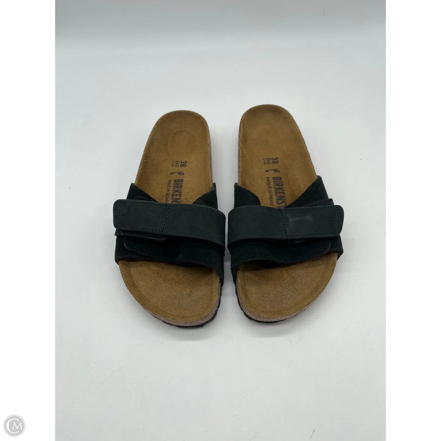Sandals Flats By Birkenstock In Black, Size: 7