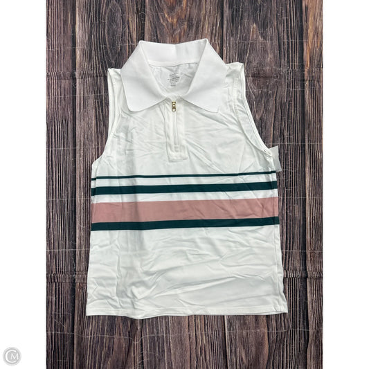 Athletic Tank Top By Varley In White, Size: L