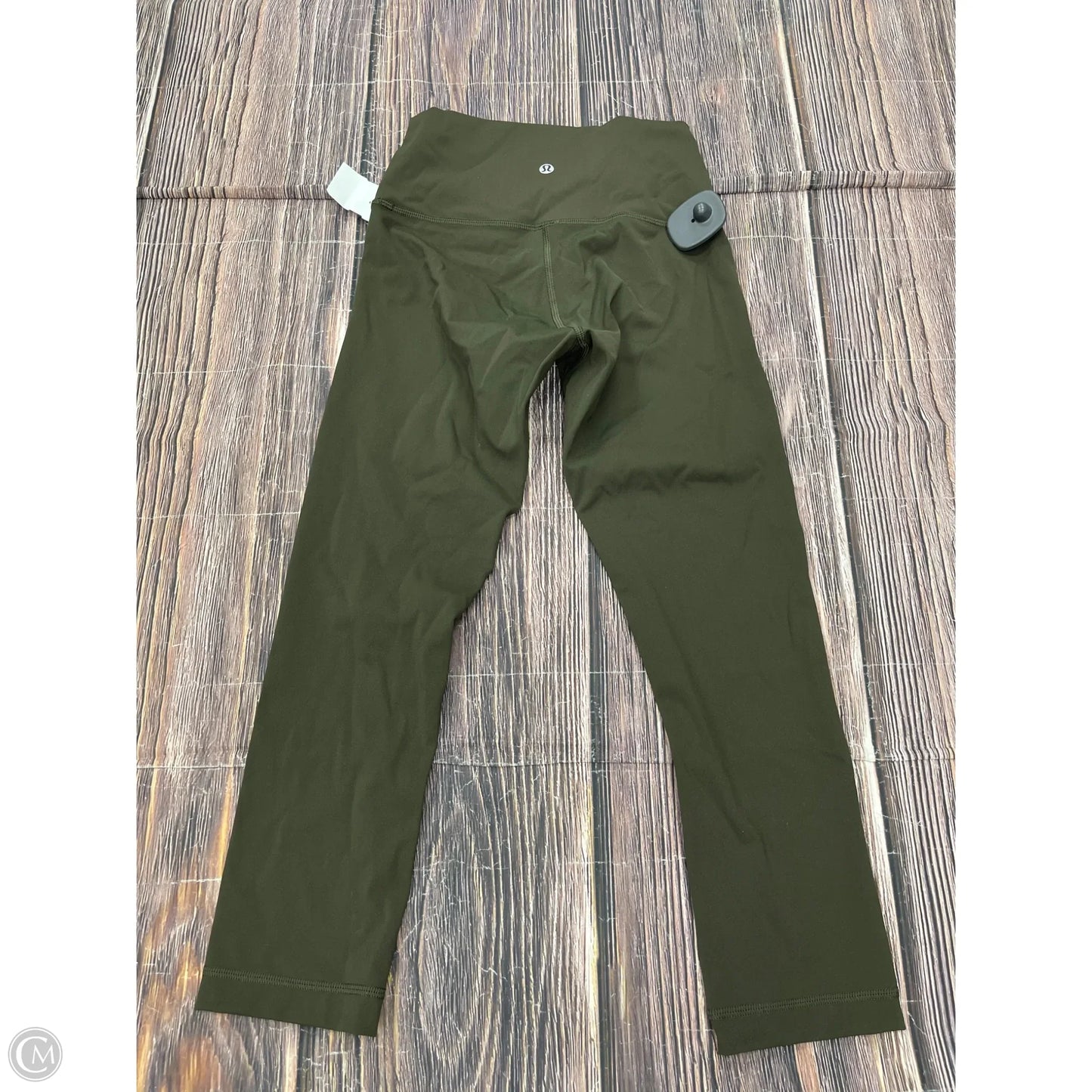 Athletic Leggings By Lululemon In Green, Size: 4