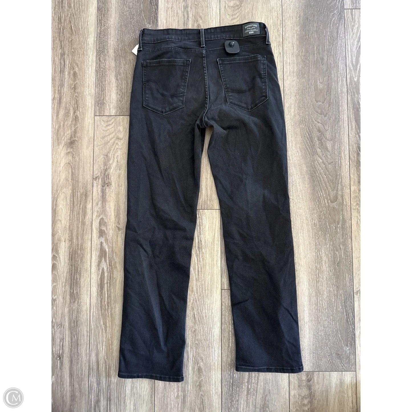 Jeans Skinny By Levis In Black, Size: 4