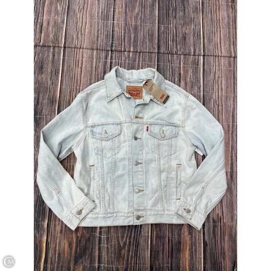 Jacket Denim By Levis In Blue Denim, Size: M