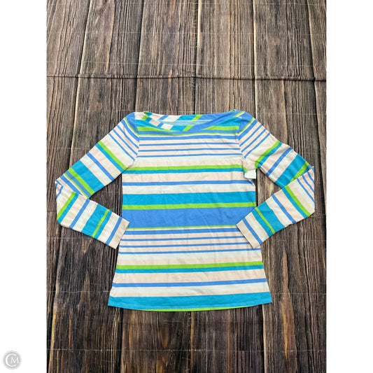 Top Long Sleeve Designer By Lilly Pulitzer In Blue, Size: M
