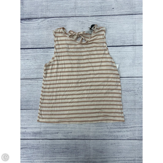 Tank Top By Green Envelope In Cream, Size: L