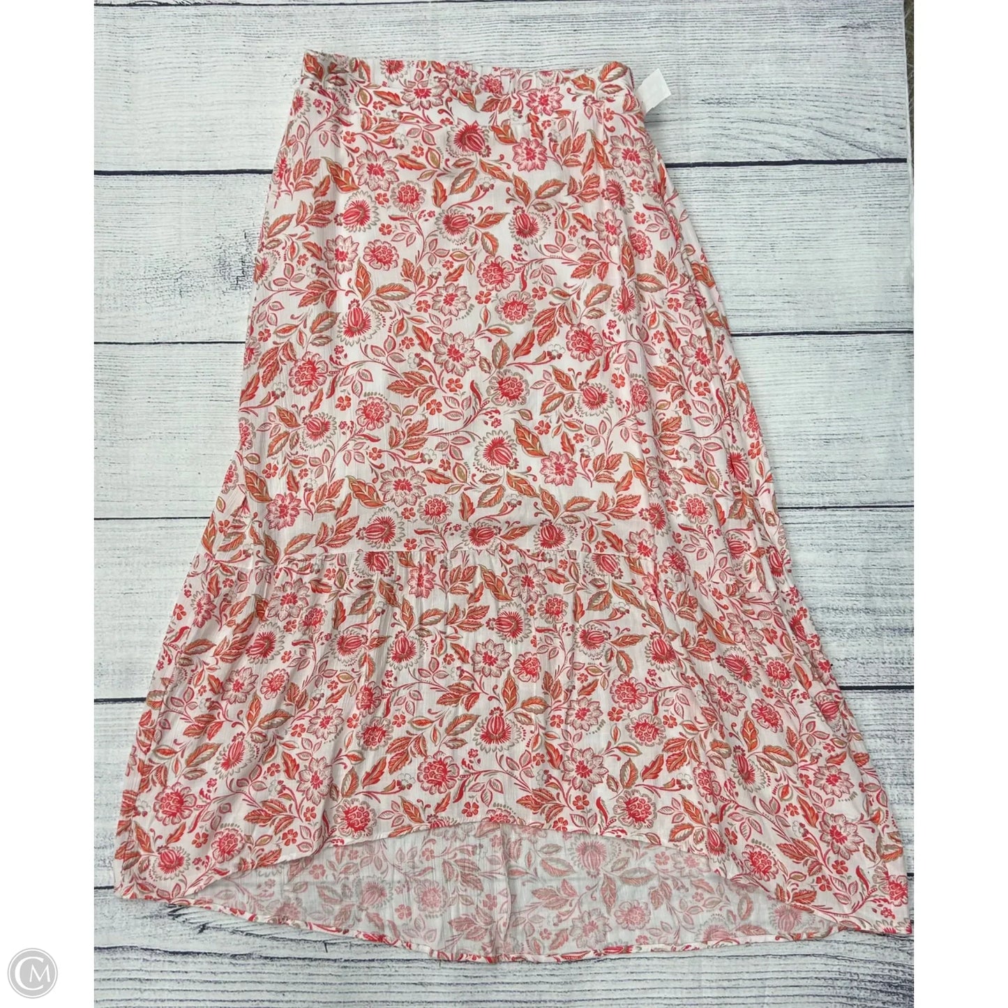 Skirt Maxi By Ab Studio In White, Size: L