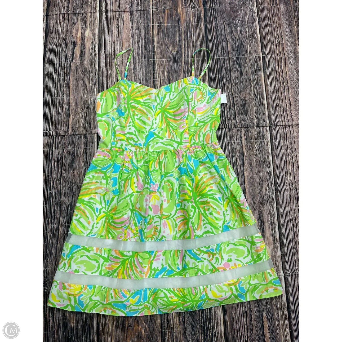 Dress Designer By Lilly Pulitzer In Green, Size: L