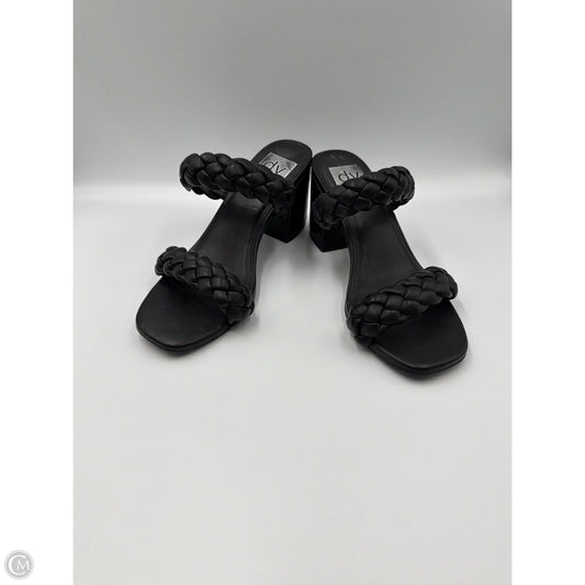 Sandals Heels Block By Dolce Vita In Black, Size: 7.5