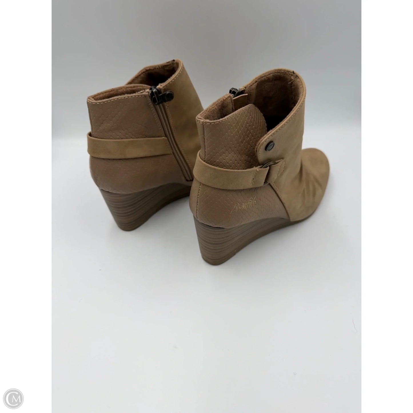 Boots Ankle Heels By Blowfish In Tan, Size: 7