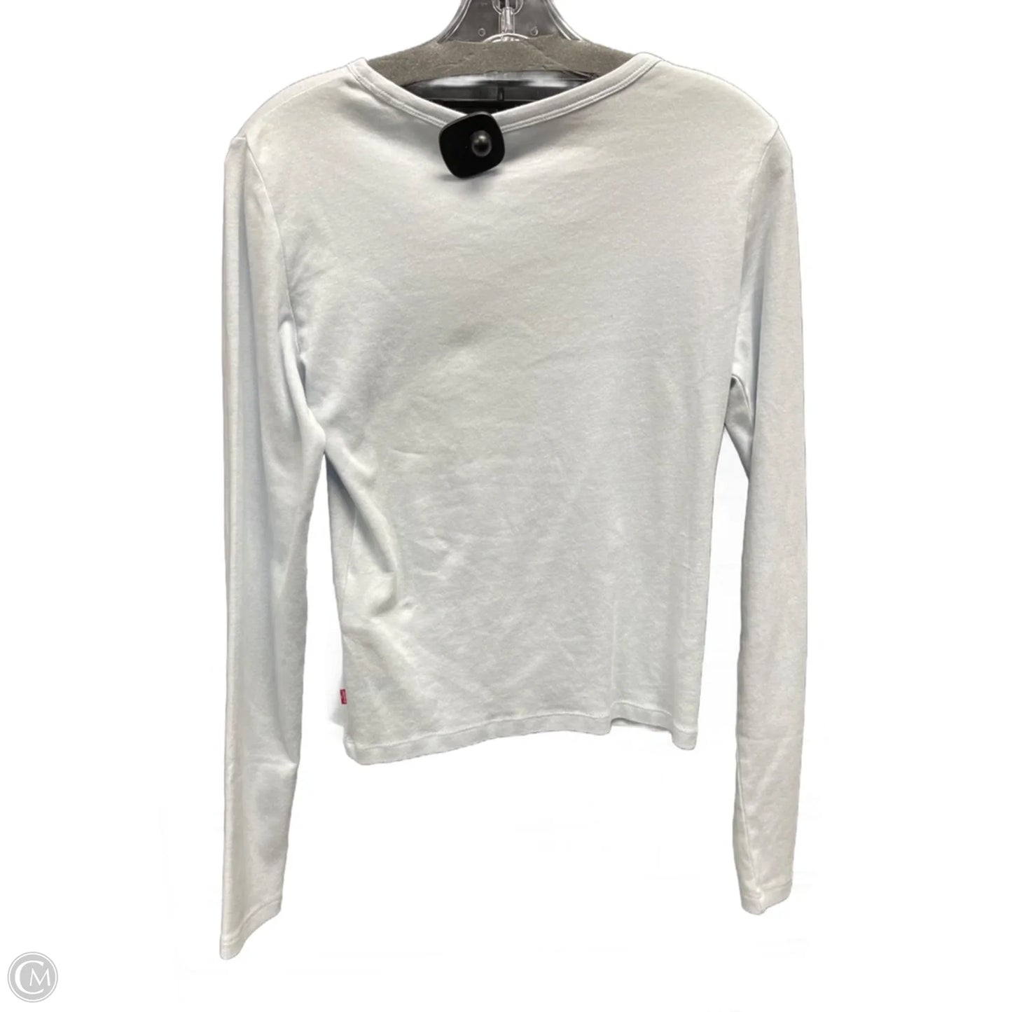 Top Long Sleeve Basic By Levis In Blue, Size: M