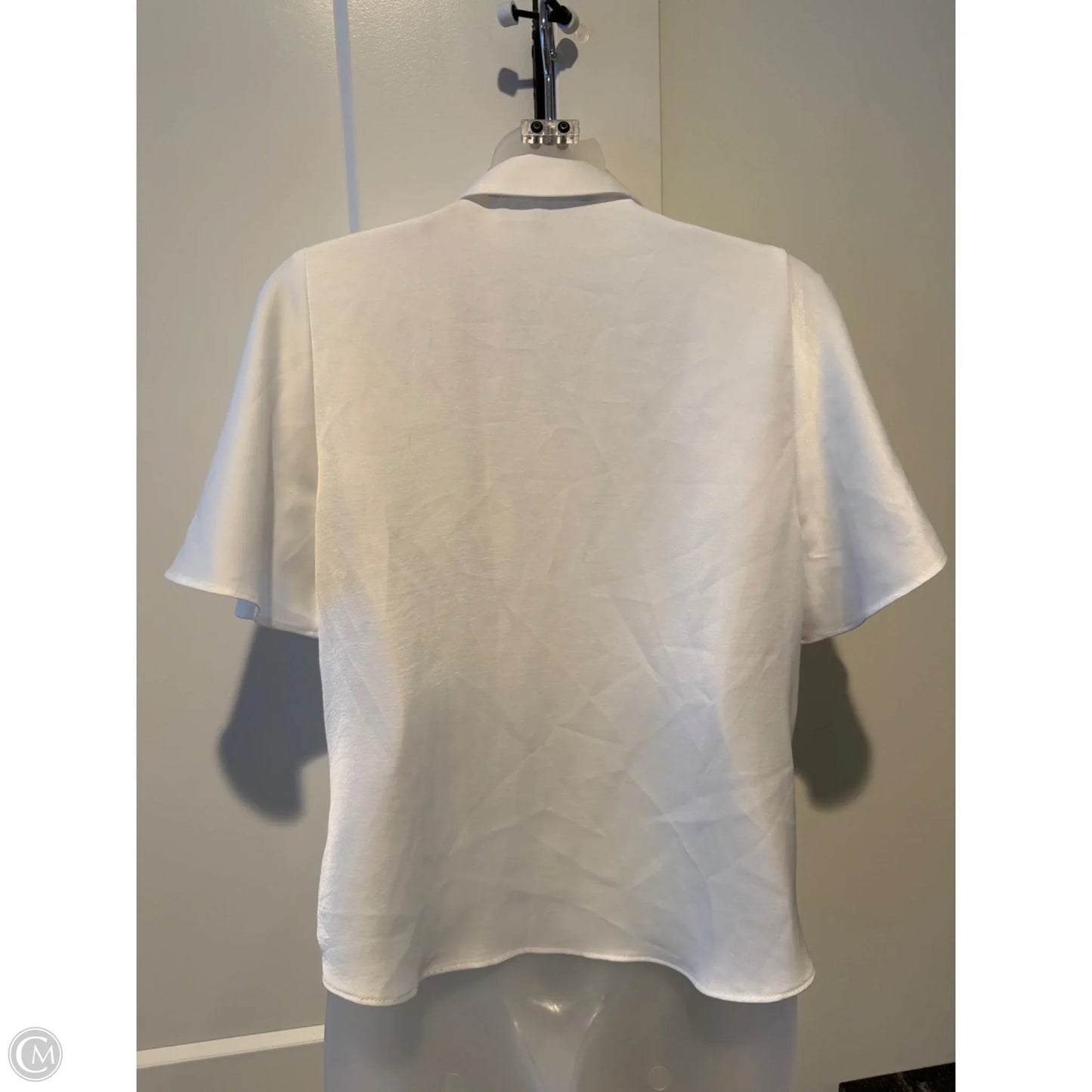 Top Short Sleeve By Zara In White, Size: S