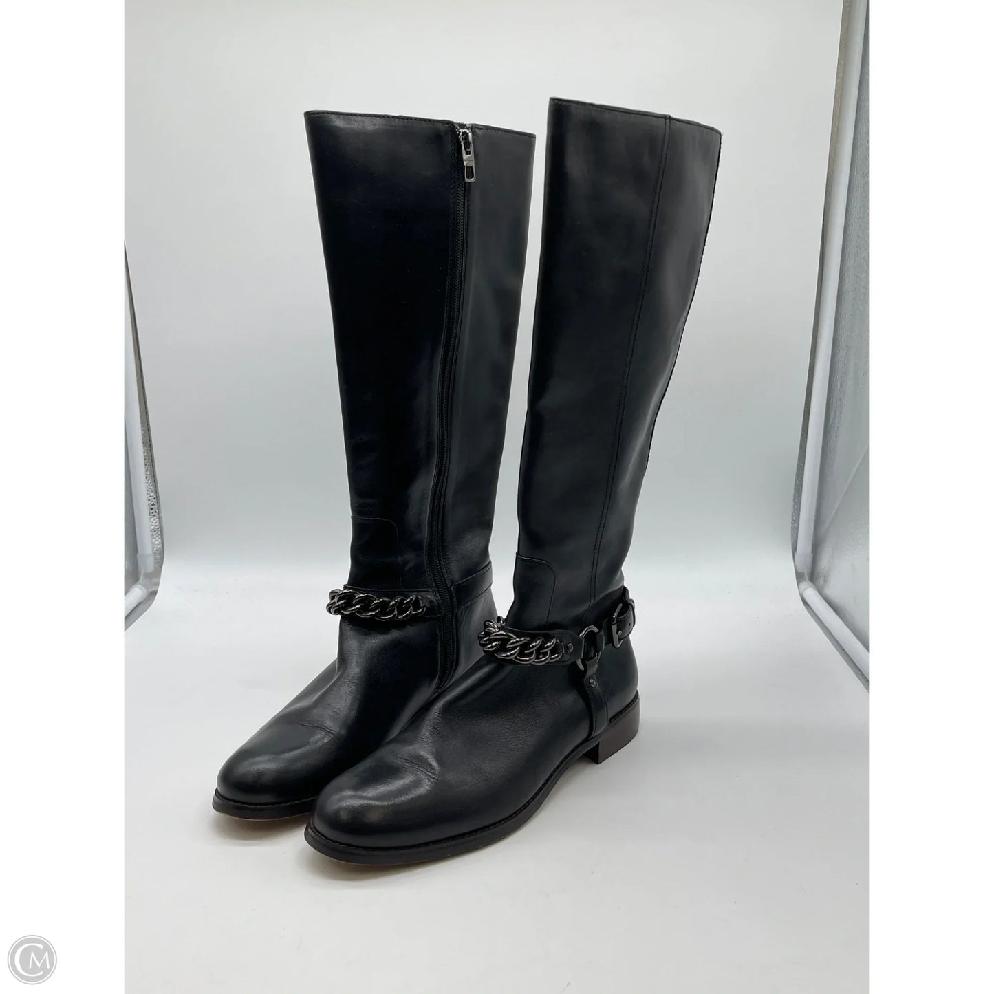 Boots Designer By Coach In Black, Size: 7