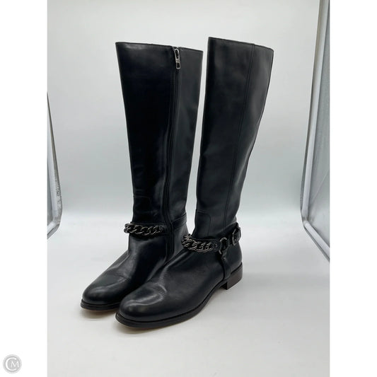 Boots Designer By Coach In Black, Size: 7