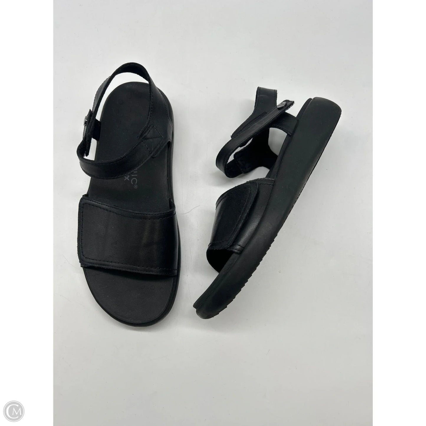 Sandals Flats By Vionic In Black, Size: 8