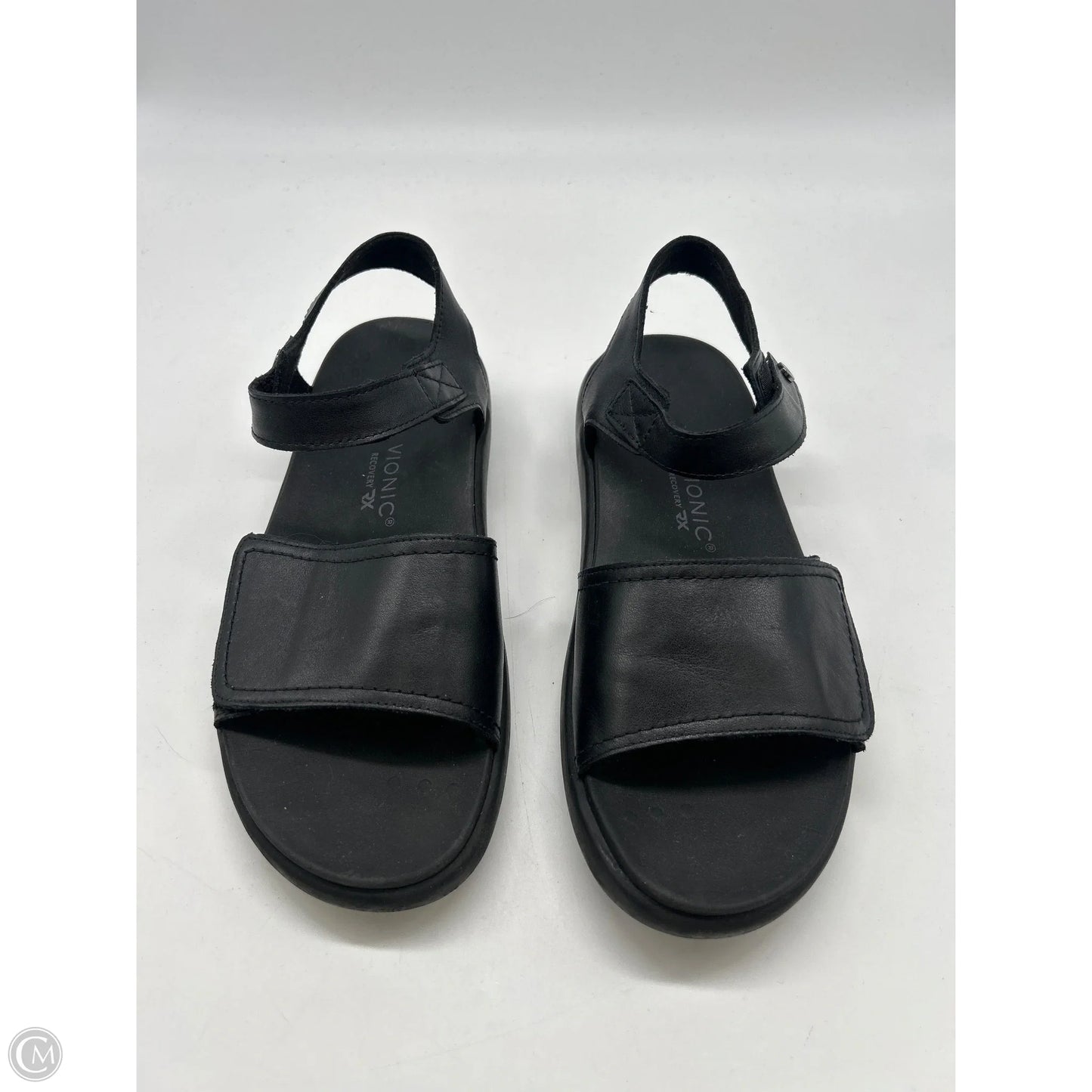 Sandals Flats By Vionic In Black, Size: 8