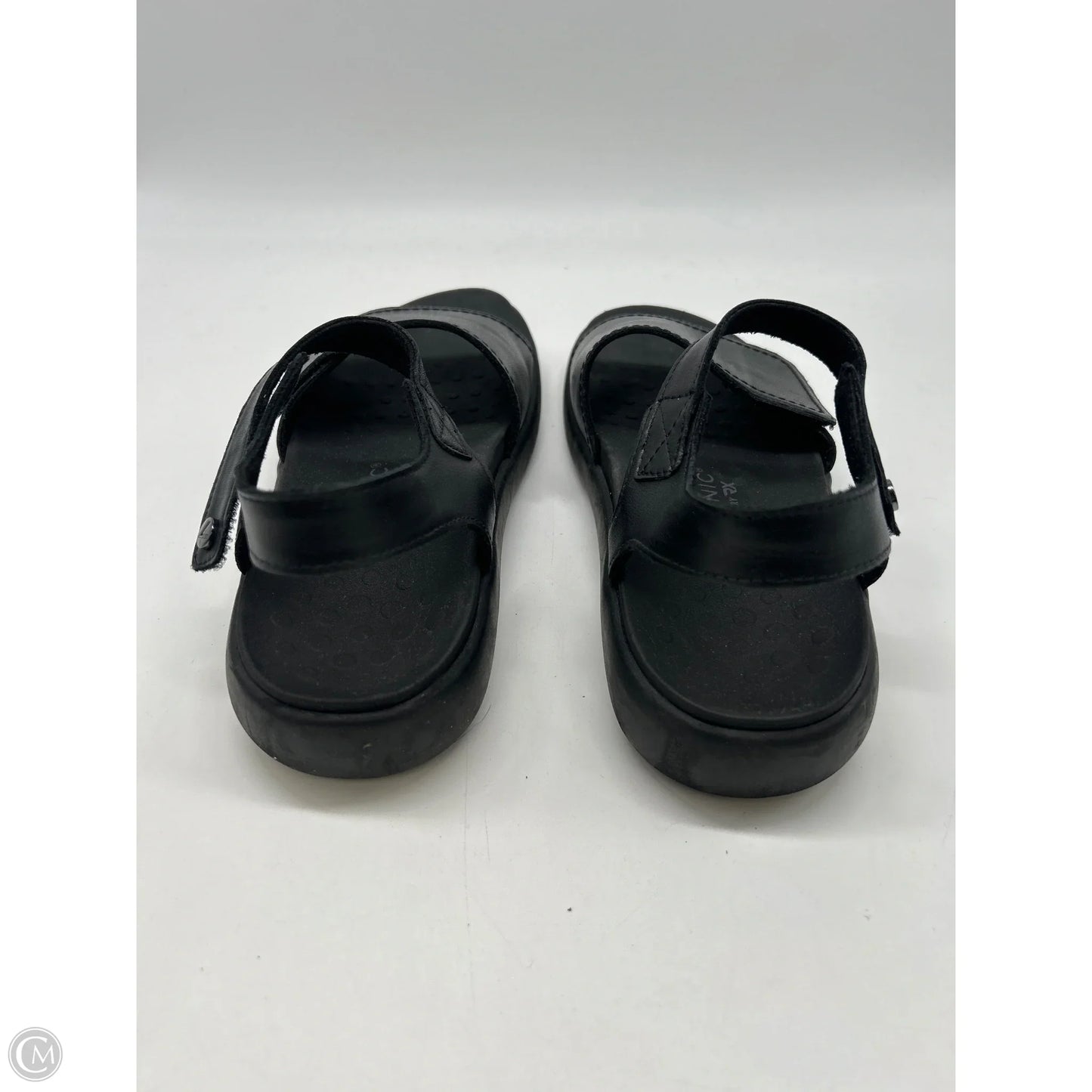 Sandals Flats By Vionic In Black, Size: 8