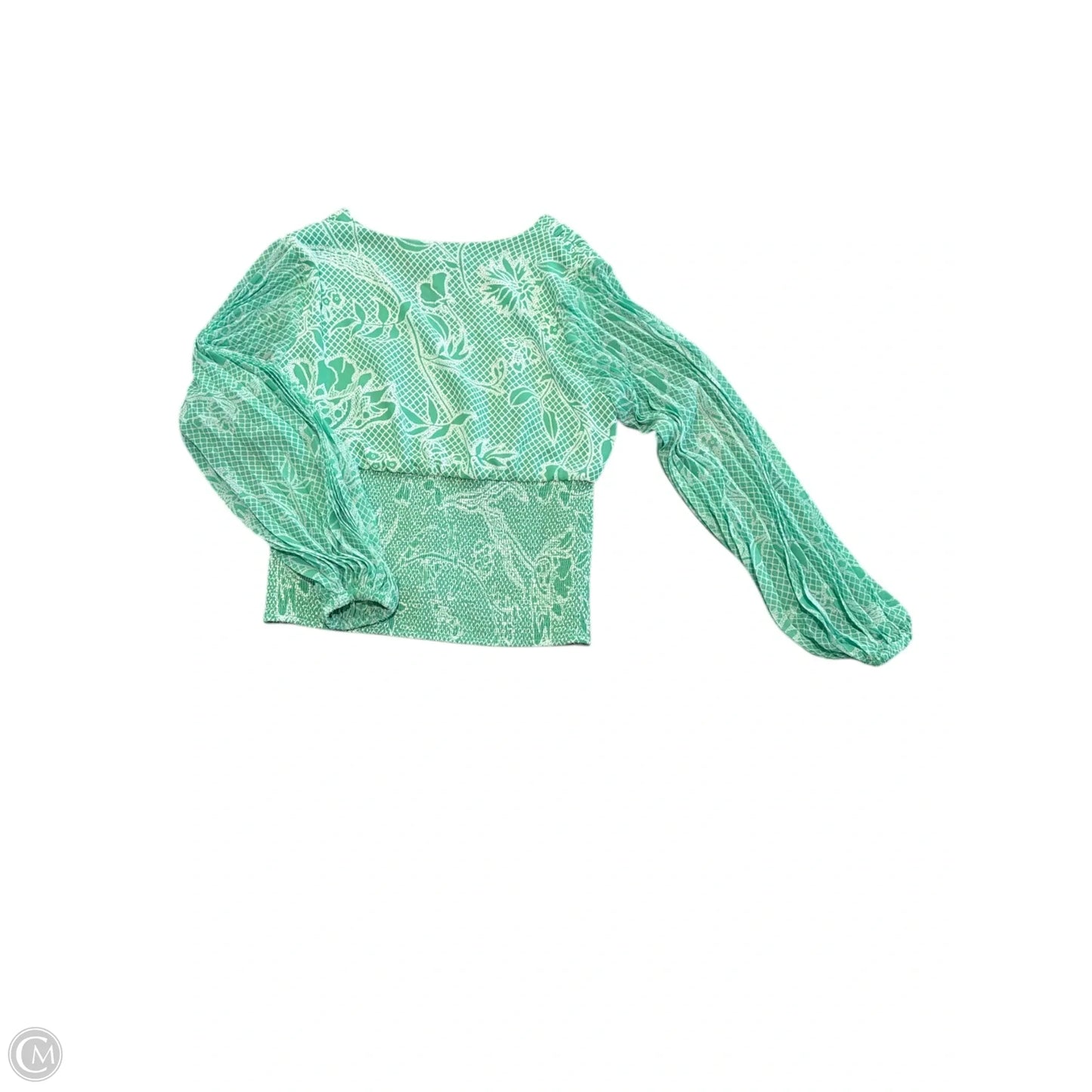 Top Long Sleeve By White House Black Market In Green, Size: S