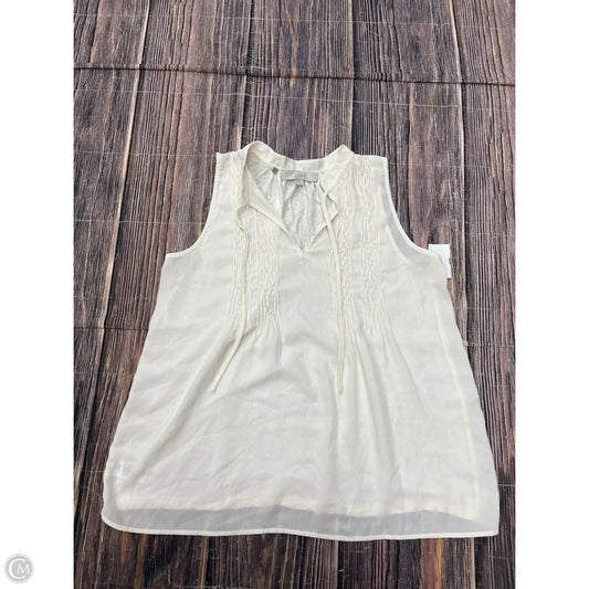 Tank Top By Loft In Cream, Size: S