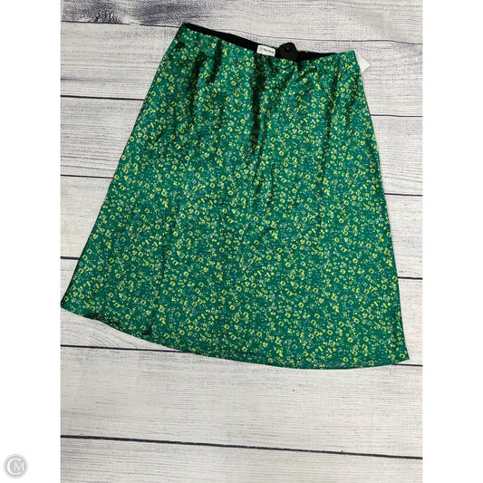 Skirt Midi By The Drop In Green, Size: Xl