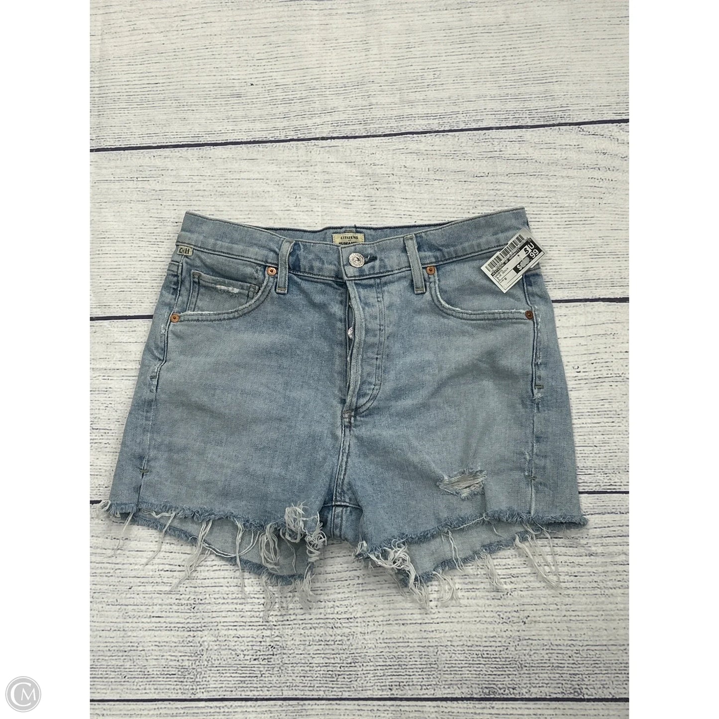 Shorts By Citizens Of Humanity In Blue Denim, Size: 0