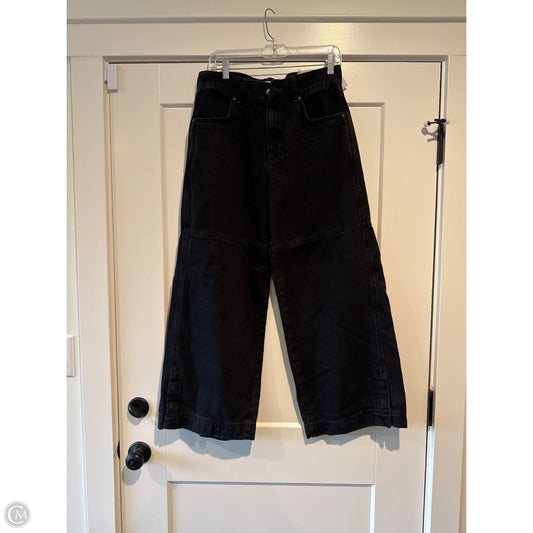 Jeans Wide Leg By We The Free In Black, Size: 10