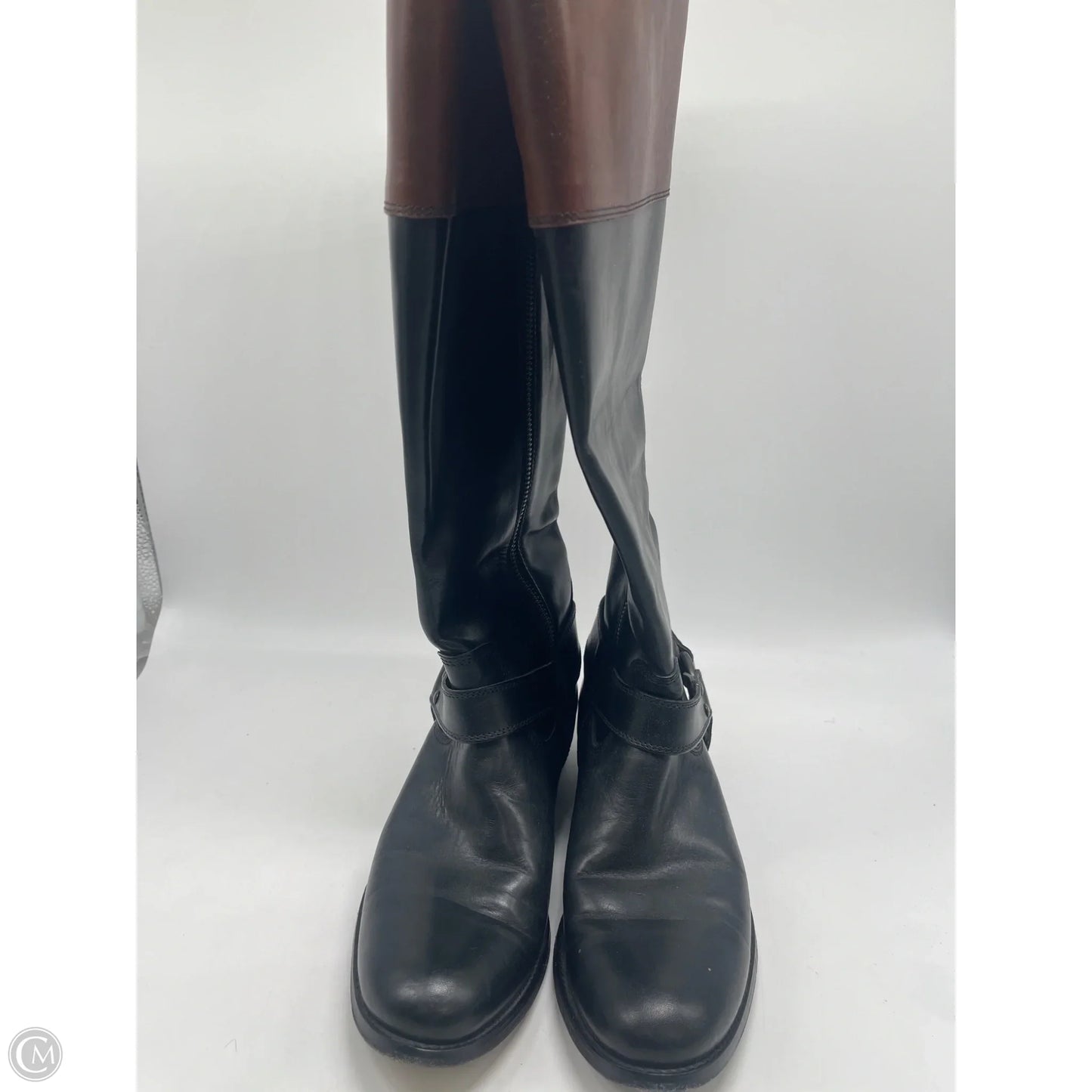 Boots Designer By Frye In Black, Size: 7