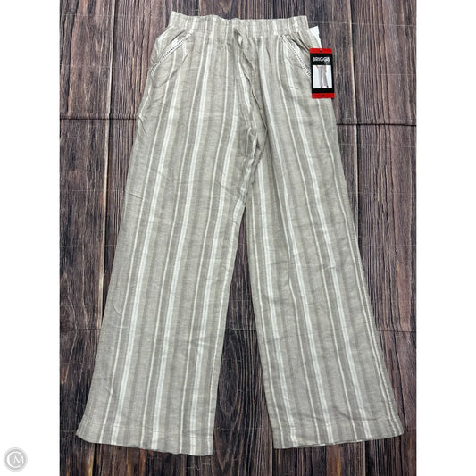 Pants Linen By Briggs In Tan, Size: M