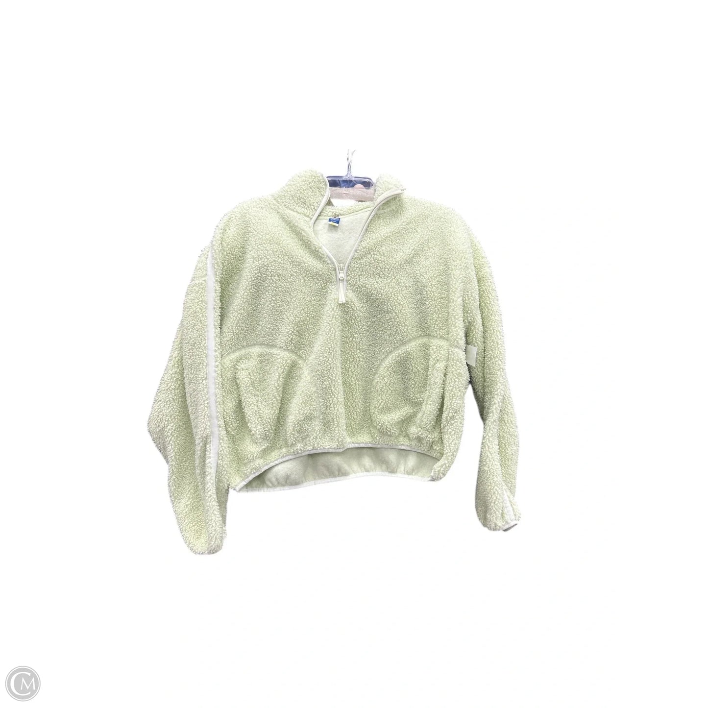 Sweatshirt Collar By Old Navy In Green, Size: M