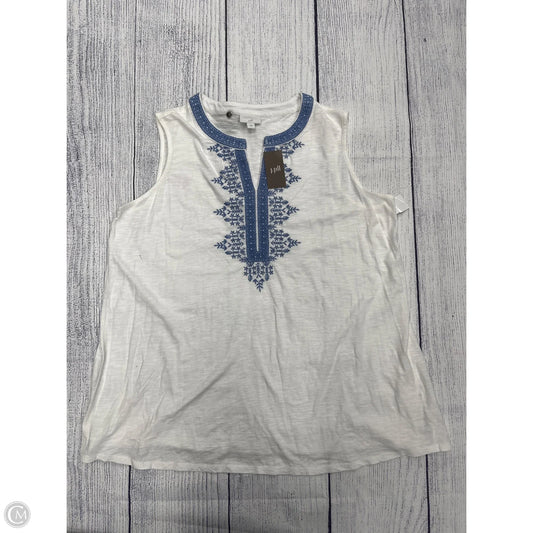 Tank Top By J. Jill In White, Size: Xl