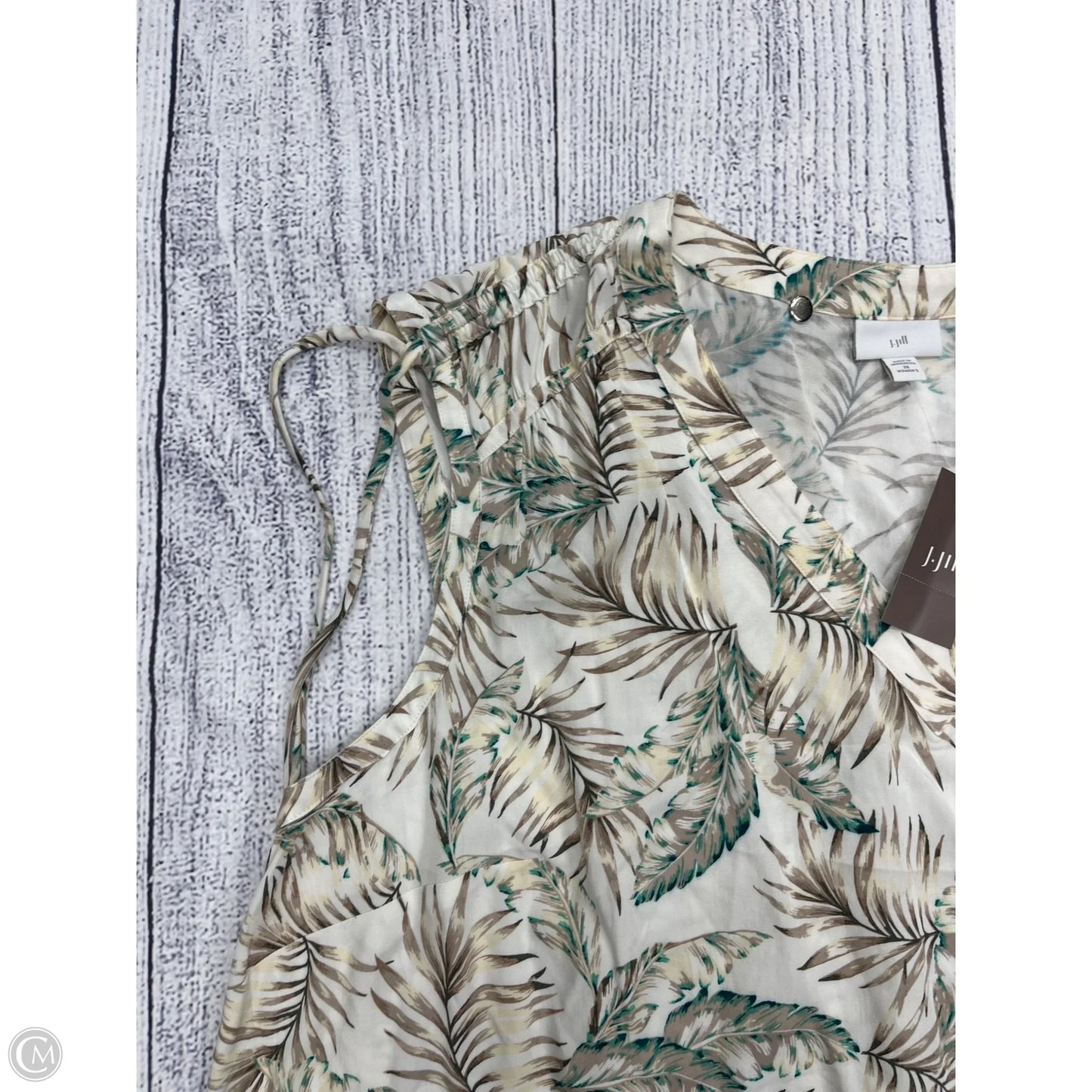 Tank Top By J. Jill In Cream, Size: 3x