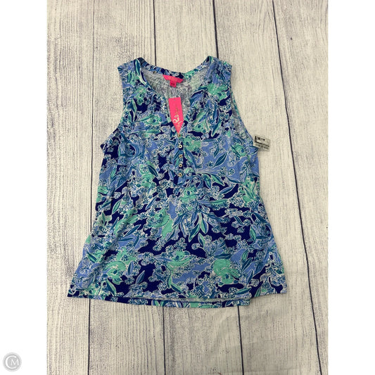 Tank Top Designer By Lilly Pulitzer In Blue, Size: Xl