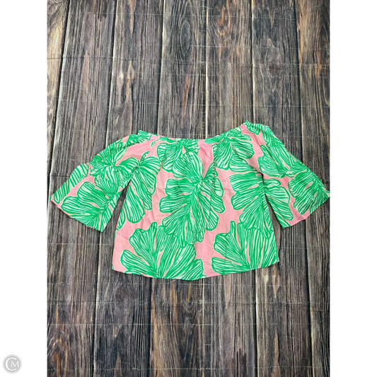 Top Long Sleeve Designer By Lilly Pulitzer In Green, Size: Xl