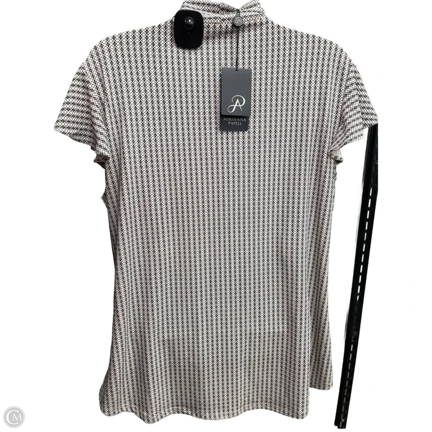 Top Short Sleeve By Adrianna Papell In Pink, Size: L