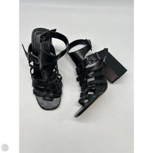 Sandals Heels Block By Vince Camuto In Black, Size: 7