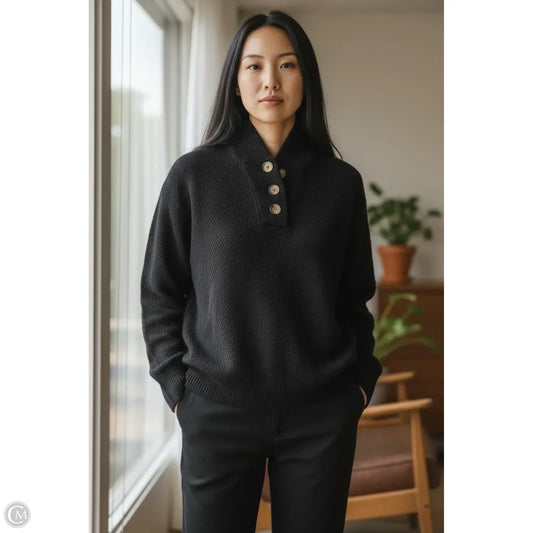 Sweater By Cmb In Black, Size: S