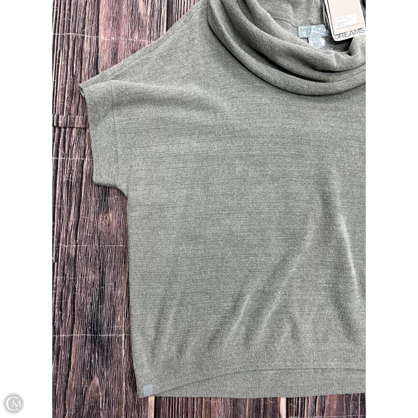 Sweater Short Sleeve By Barefoot Dreams In Green, Size: Osfm